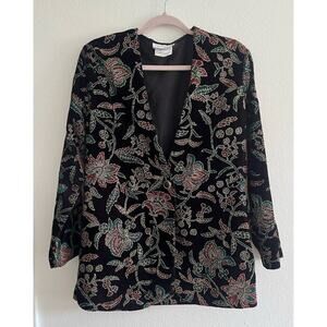 Tres Paquette Byer California Vintage Embroidered Blazer Jacket Small